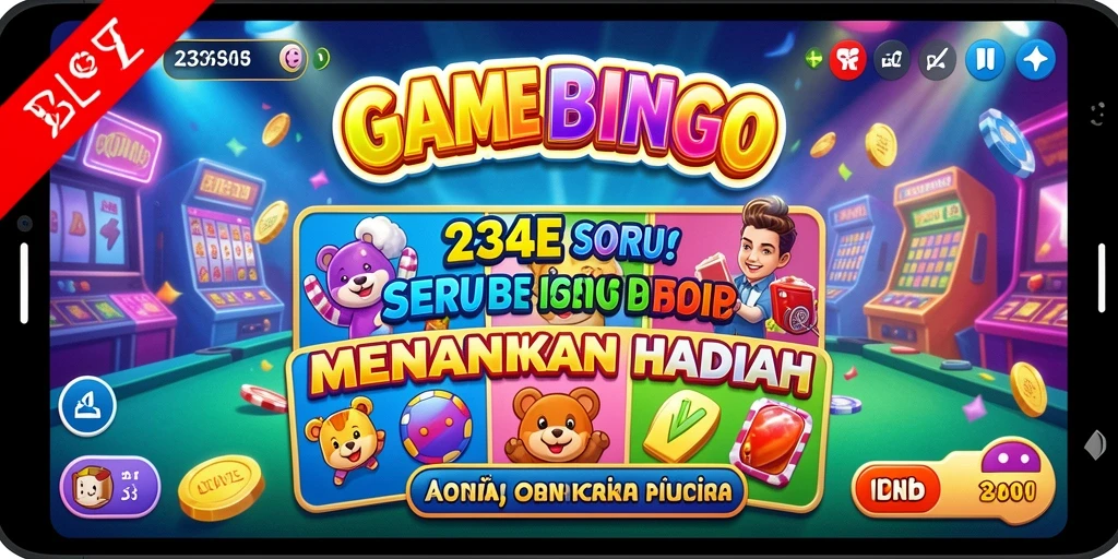 Tampilan gameplay seru dalam aplikasi Bingo 234E.