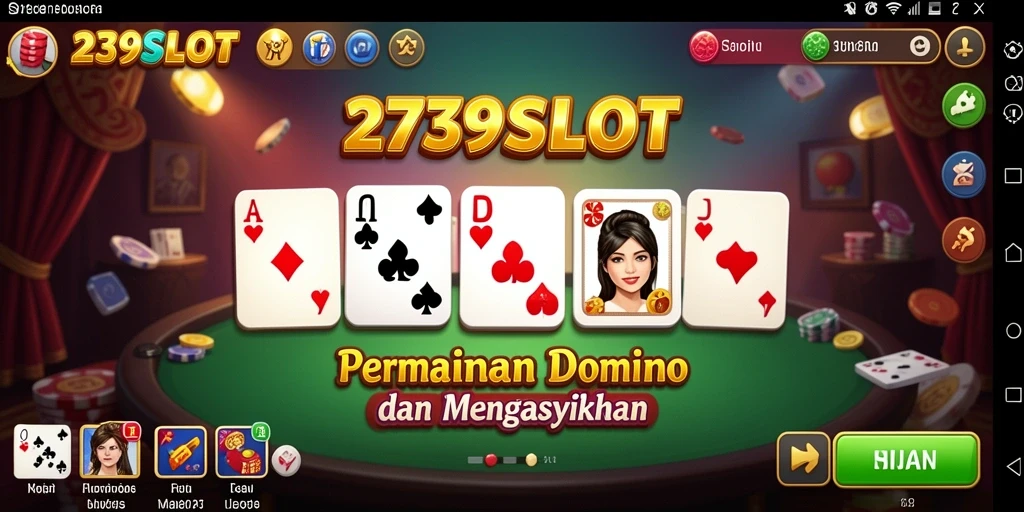 Tangkapan layar gameplay 2739SLOT yang menampilkan keseruan bermain Domino.
