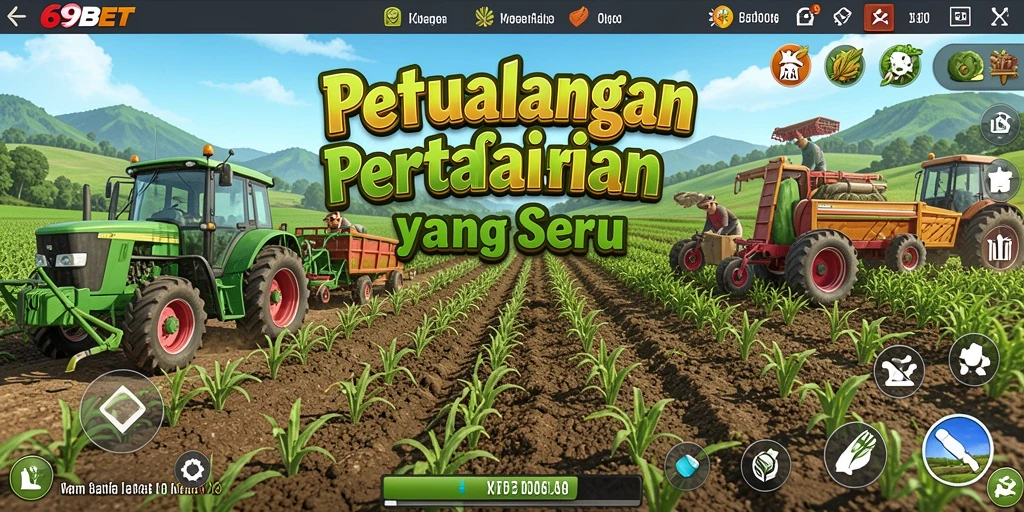 Tangkapan layar 69BET menampilkan aktivitas bercocok tanam yang seru.