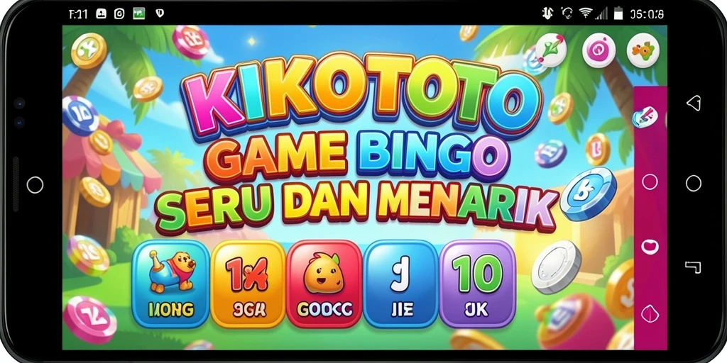 Tampilan gameplay seru di KIKOTOTO dengan suasana Bingo.
