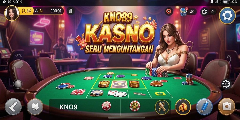 Screenshot gameplay KNO89 menampilkan pengalaman bermain Kasino yang mendebarkan.