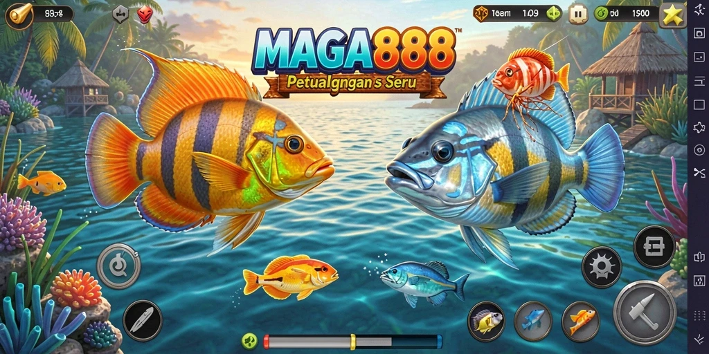 Gameplay seru menembak ikan di MAGA888.
