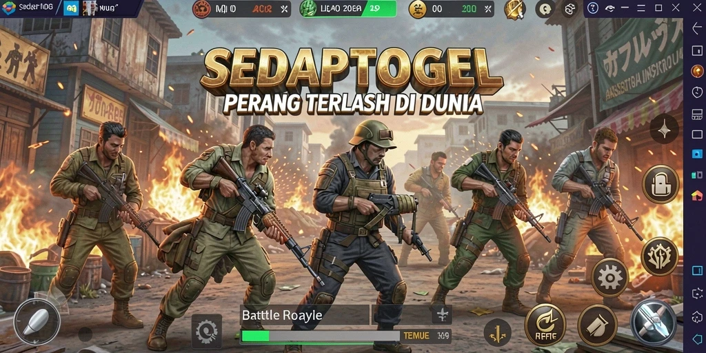 SedapTogel: Menampilkan aksi seru dalam Battle Royale.